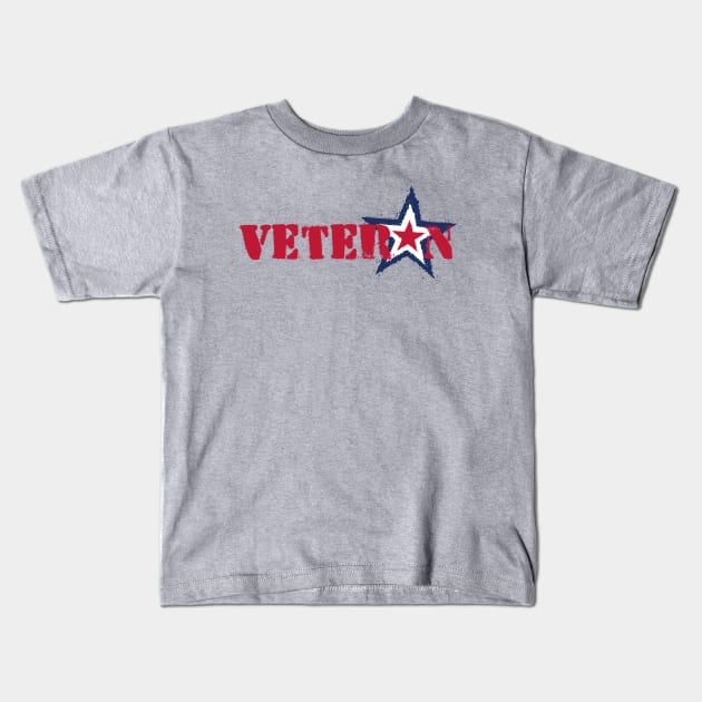 Veteran Kids T-Shirt by Wintrly